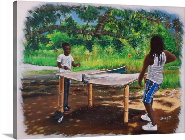 Country Tennis 12" × 16" - Image 4