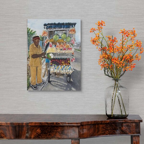 Fitzroy Fruitcart 12" × 16"