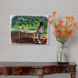 Country Tennis 12" × 16"