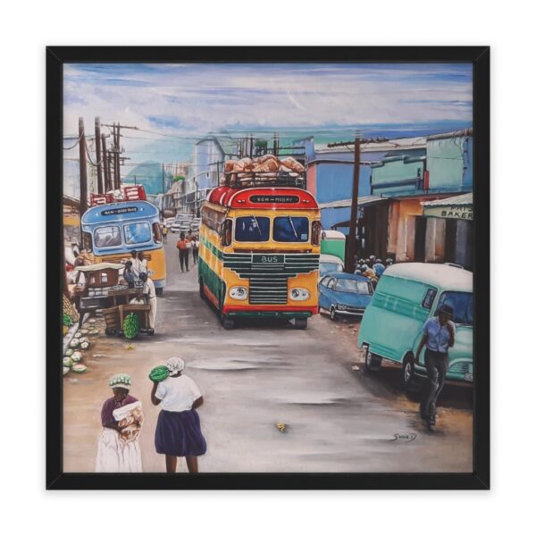 Country Bus Framed Poster - Image 2
