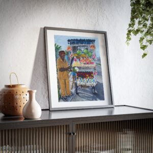 Fitzroy Fruitcart Framed Posters, Matte